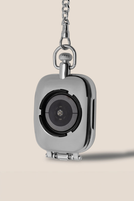 Universal Fit Apple Watch Pocket Watch Silver