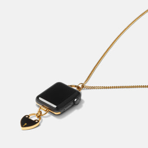 Apple Watch Charm Necklace Enameled Heartlock