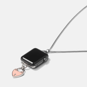 Apple Watch Charm Necklace Enameled Heartlock