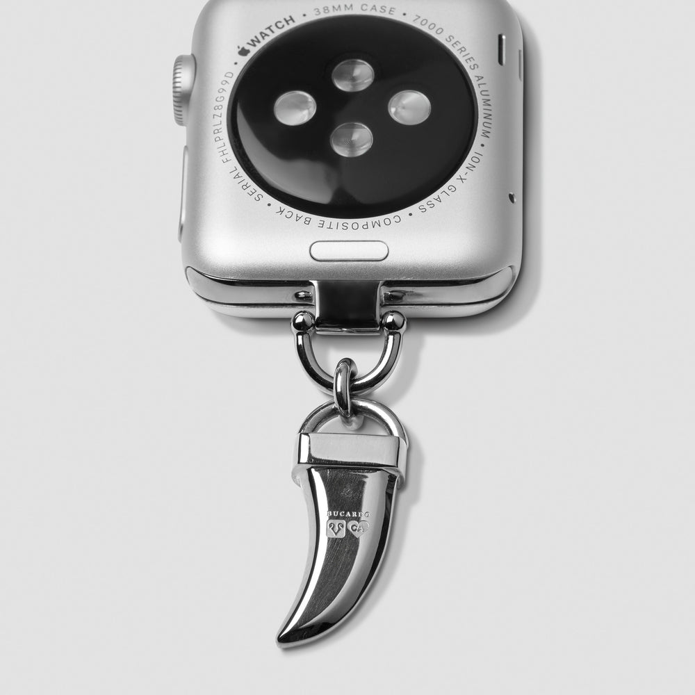 Apple Watch iwatch Silver Horn Charm Necklace adapter