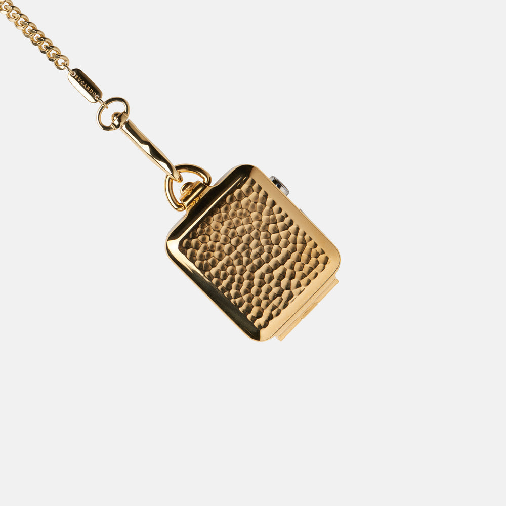 
            
                Load image into Gallery viewer, Gold Hammered Pocket Watch: 42mm/SERIES 1
            
        